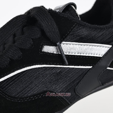 Buy Miu Miu Gymnasium Sneaker Black Silver Black 5E428E_71L_F001Z_F_A005-2 Quality Reps Replicas Shoes