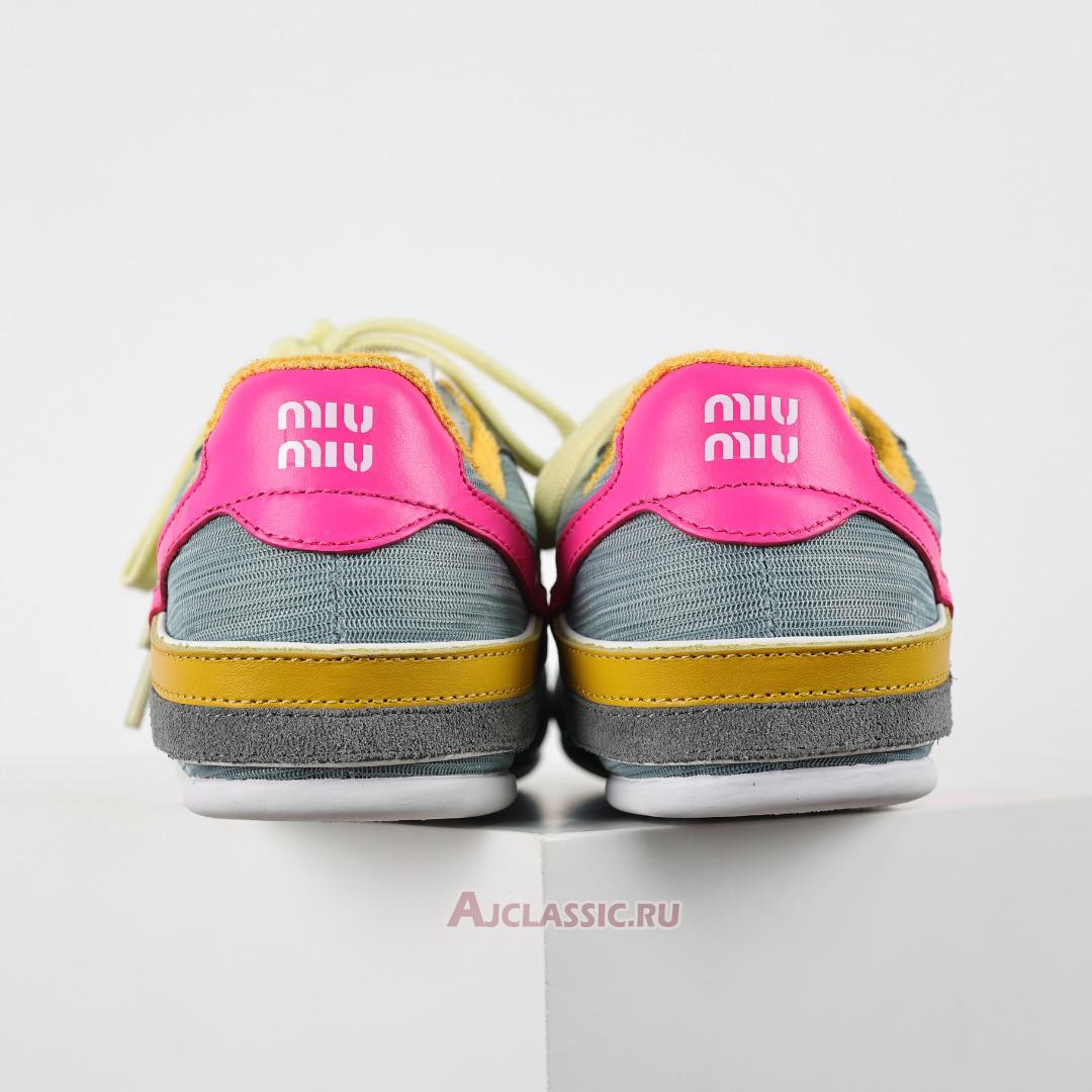 New Miu Miu Gymnasium Sneaker "Anise Fuchsia" 5E428E_71L_F03TC_F_A005-2 Shoes