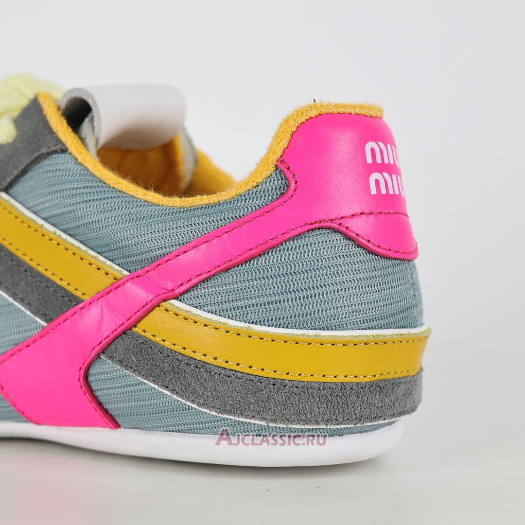 New Miu Miu Gymnasium Sneaker "Anise Fuchsia" 5E428E_71L_F03TC_F_A005-2 Shoes