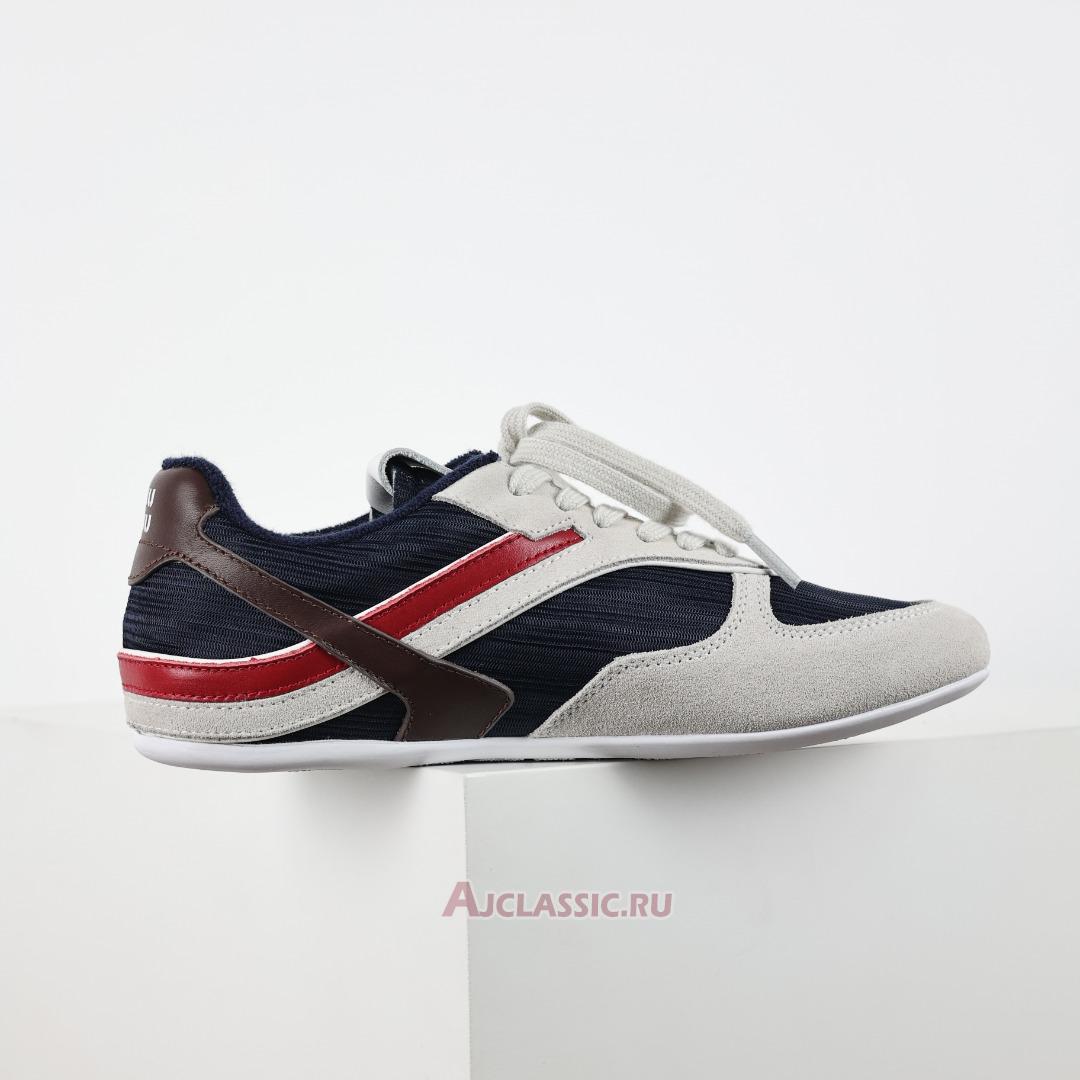 New Miu Miu Gymnasium Sneaker "Baltic Blue Amaranth" 5E428E_71L_F001Z_F_A005 Shoes