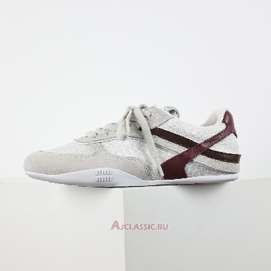 Buy Miu Miu Gymnasium Sneaker White Burgundy White 5E428E_71L_F0X97_F_A005 Quality Reps Replicas Shoes