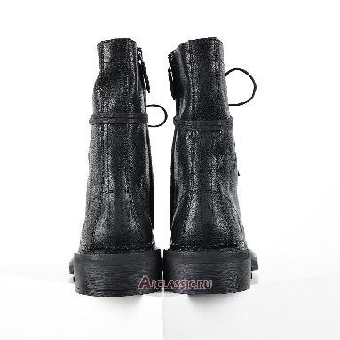 Buy Miu Miu Leather Laced Booties Black Black 5U316E_2KJ_F0002_F_G035 Quality Reps Replicas Shoes