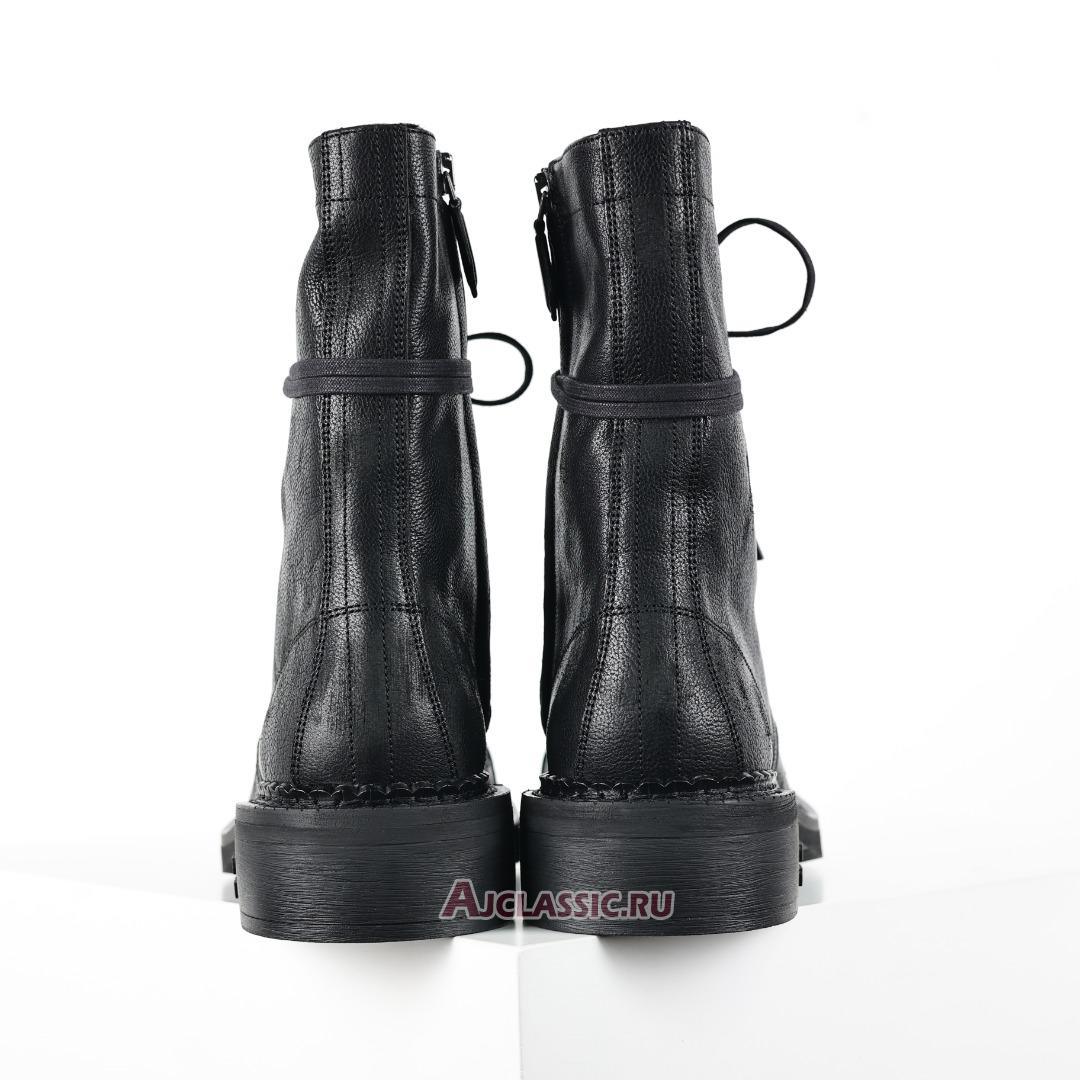 New Miu Miu Leather Laced Booties "Black" 5U316E_2KJ_F0002_F_G035 Shoes