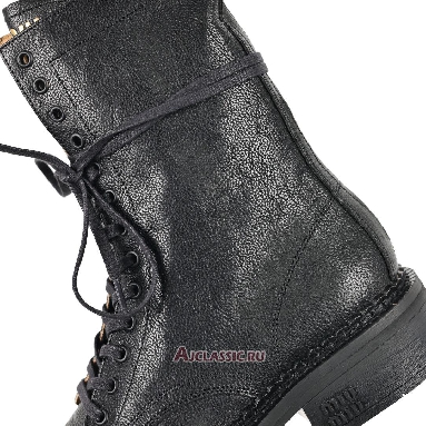 Buy Miu Miu Leather Laced Booties Black Black 5U316E_2KJ_F0002_F_G035 Quality Reps Replicas Shoes