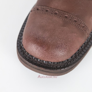 Buy Miu Miu Leather Laced Booties Cocoa Brown Brown 5U316E_2KJ_F0324_F_G035 Quality Reps Replicas Shoes