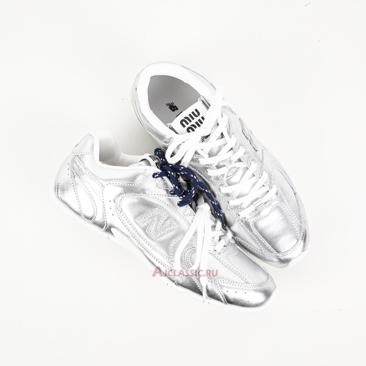 New New Balance x Miu Miu 530 SL Leather "Silver" 5E165E_3L90_F0118_F_BD05-2 Shoes