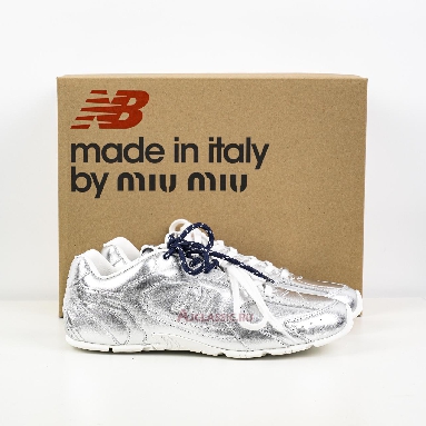 Buy New Balance x Miu Miu 530 SL Leather Silver Silver 5E165E_3L90_F0118_F_BD05-2 Quality Reps Replicas Shoes