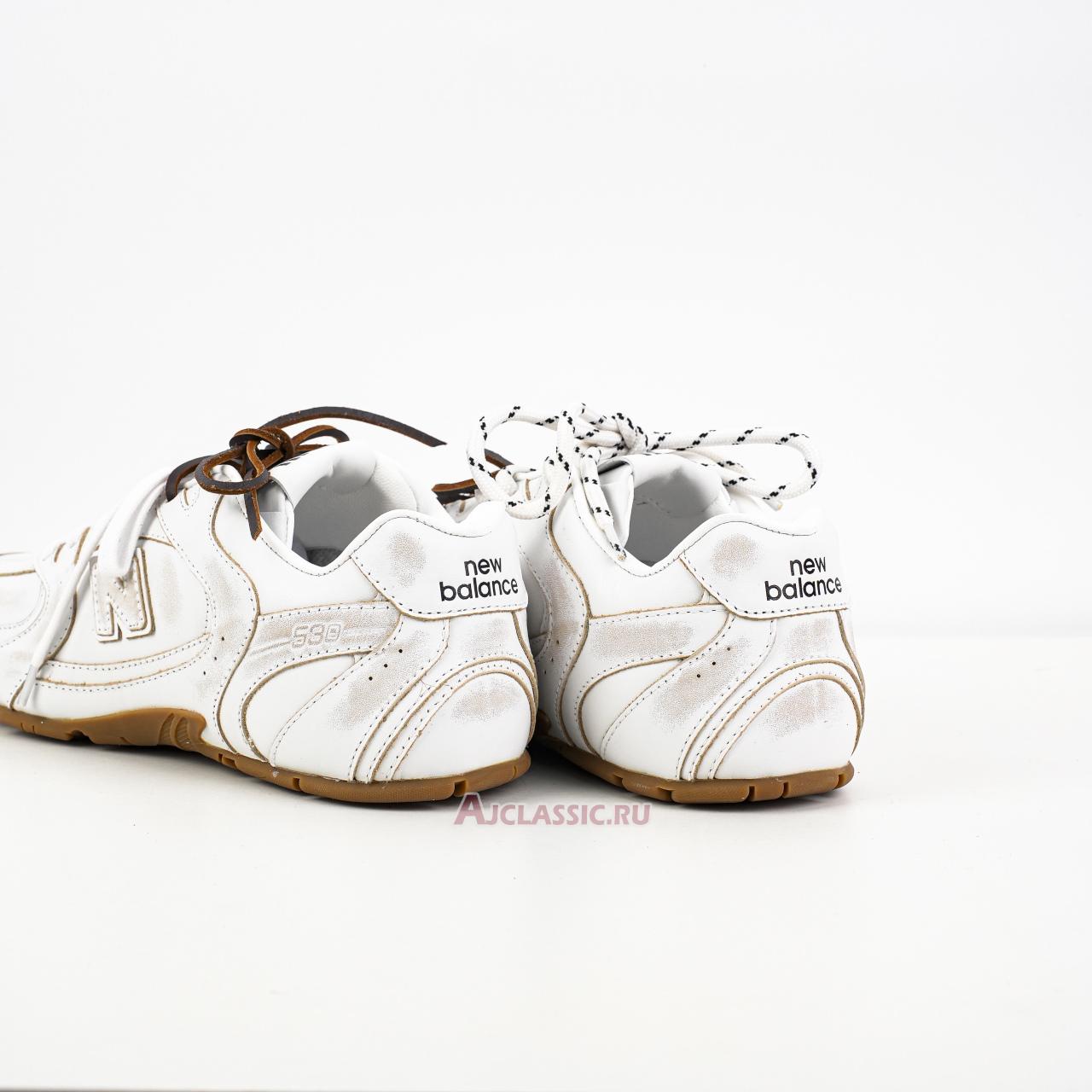 New New Balance x Miu Miu 530 SL Leather Sneaker "White Gum" 5E165E_3F33_F0009_F_D005 Shoes