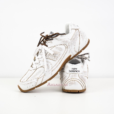 Buy New Balance x Miu Miu 530 SL Leather Sneaker White Gum White 5E165E_3F33_F0009_F_D005 Quality Reps Replicas Shoes