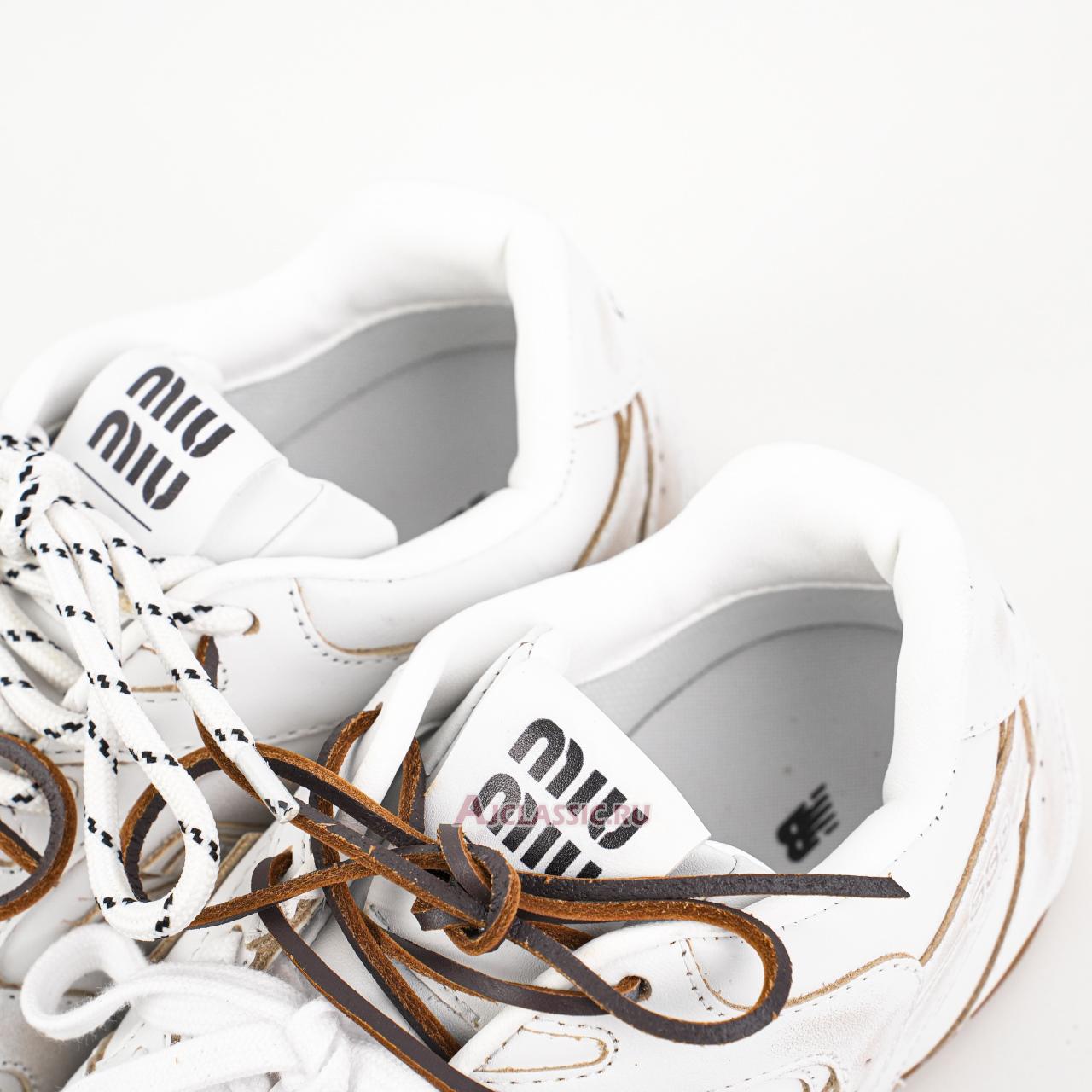 New New Balance x Miu Miu 530 SL Leather Sneaker "White Gum" 5E165E_3F33_F0009_F_D005 Shoes