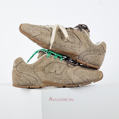 Buy New Balance x Miu Miu 530 SL Suede Ecru Khaki 5E165E-Z5O-F0379-F-D005 Quality Reps Replicas Shoes