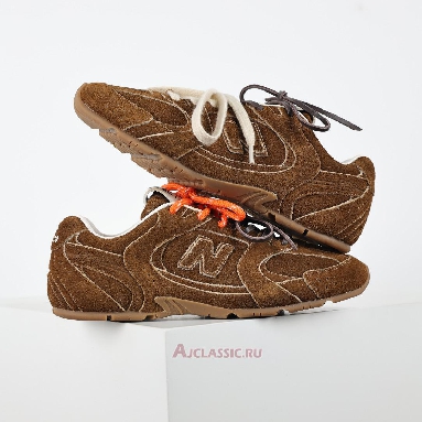 Buy New Balance x Miu Miu 530 SL Suede Cinnamon Brown 5E165E-Z5O-F0401-F-D005 Quality Reps Replicas Shoes