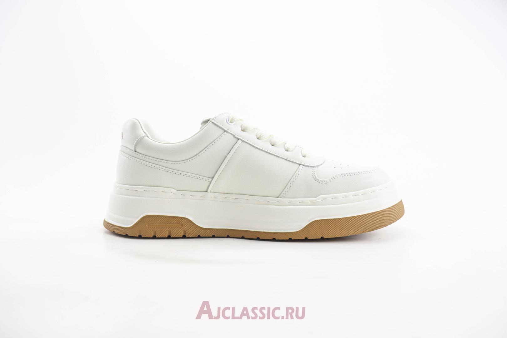 New Prada Downtown Leather Sneaker "White Gum" 1E792M_3LQB_F0009_F_050-2 Shoes