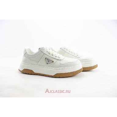 Buy Prada Downtown Leather Sneaker White Gum White 1E792M_3LQB_F0009_F_050-2 Quality Reps Replicas Shoes