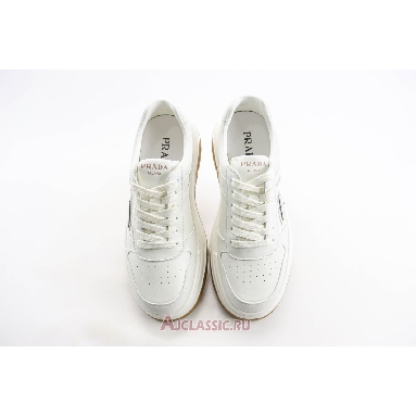 Buy Prada Downtown Leather Sneaker White Gum White 1E792M_3LQB_F0009_F_050-2 Quality Reps Replicas Shoes