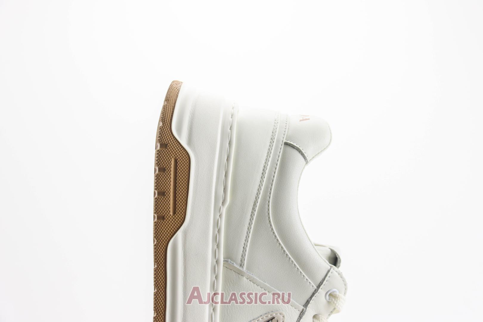 New Prada Downtown Leather Sneaker "White Gum" 1E792M_3LQB_F0009_F_050-2 Shoes