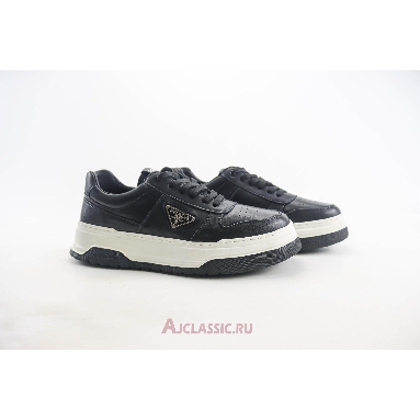 Buy Prada Downtown Leather Sneaker Black White Black 2EE364_3LQB_F0002_F_D001-2 Quality Reps Replicas Shoes