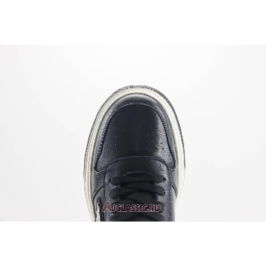 Buy Prada Downtown Leather Sneaker Black White Black 2EE364_3LQB_F0002_F_D001-2 Quality Reps Replicas Shoes