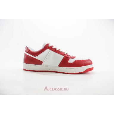 Buy Prada Downtown Leather Sneaker White Lacquer Red Red 2EE364_3LKG_F0O3N Quality Reps Replicas Shoes