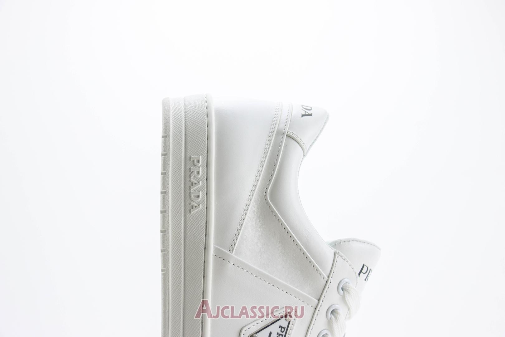 New Prada Downtown Leather Sneaker "White" 2EE364_069_F0009 Shoes