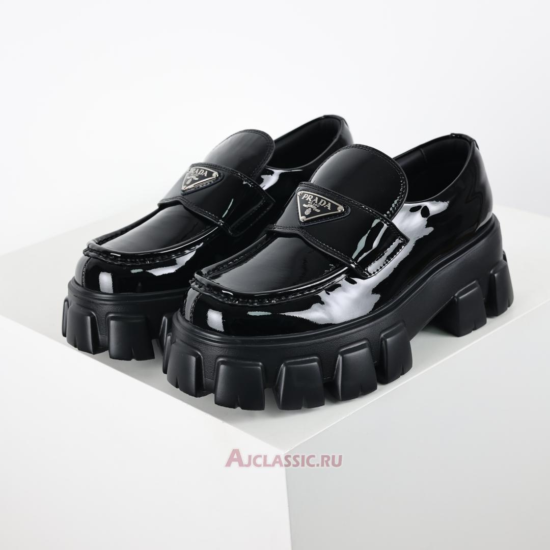 New Prada Monolith Patent Leather Loafers "Black" 1D649M_069_F0002_F_G055 Shoes