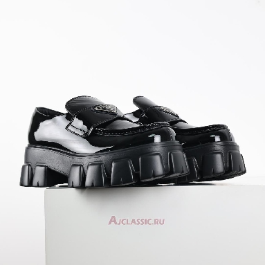 Buy Prada Monolith Patent Leather Loafers Black Black 1D649M_069_F0002_F_G055 Quality Reps Replicas Shoes