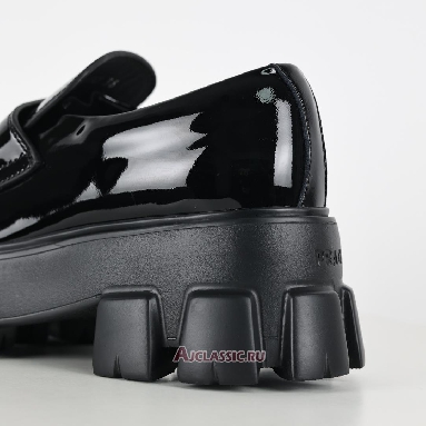 Buy Prada Monolith Patent Leather Loafers Black Black 1D649M_069_F0002_F_G055 Quality Reps Replicas Shoes