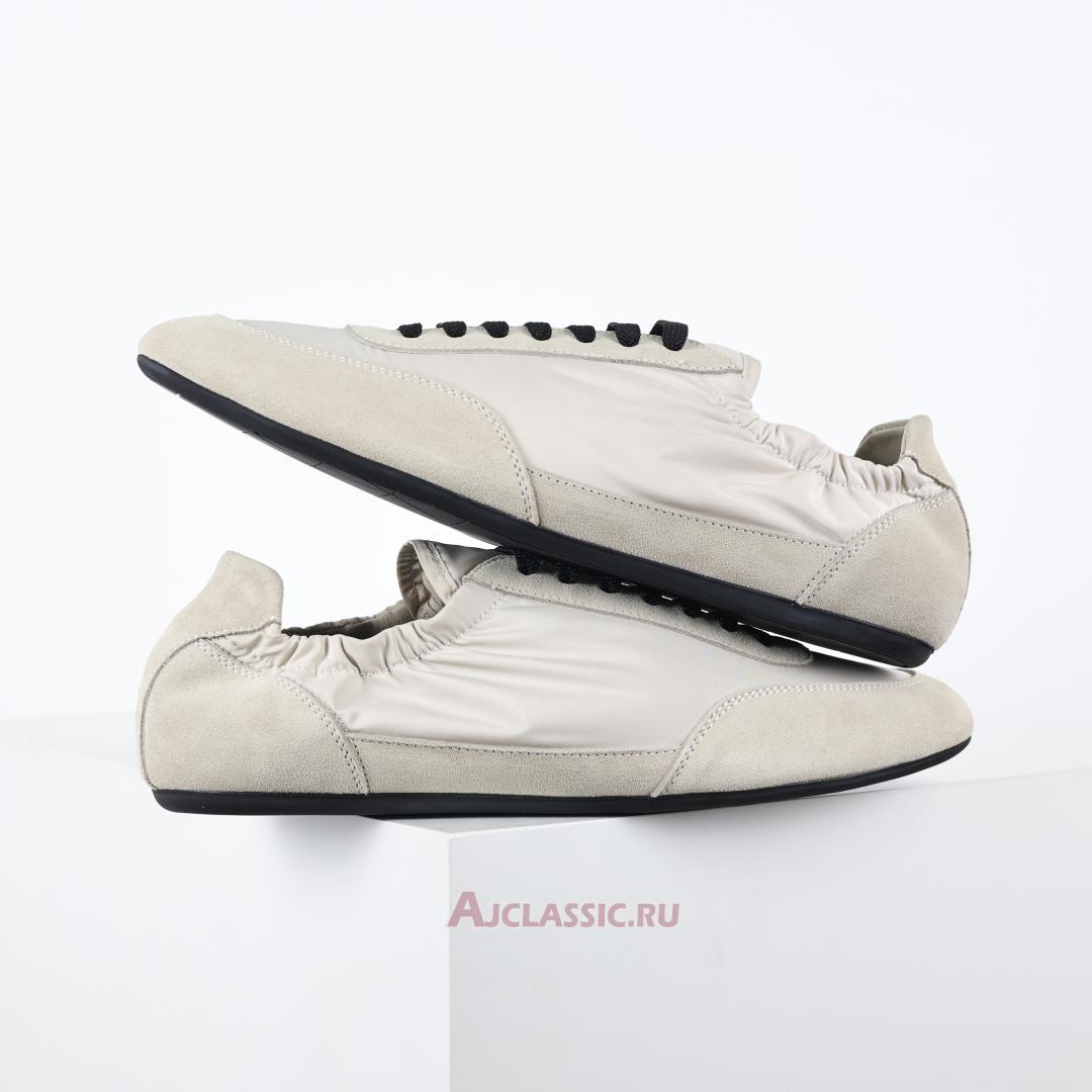 New Prada Collapse Re-Nylon and Suede Sneakers "Ivory" 1E959N_D7C_F0304_F_005 Shoes