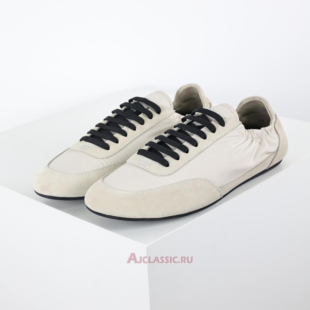 New Prada Collapse Re-Nylon and Suede Sneakers "Ivory" 1E959N_D7C_F0304_F_005 Shoes