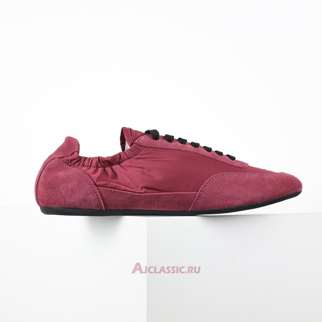 New Prada Collapse Re-Nylon and Suede Sneakers "Burgundy" 1E959N_D7C_F0007_F_005-2 Shoes