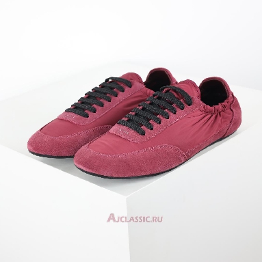Buy Prada Collapse Re-Nylon and Suede Sneakers Burgundy Red 1E959N_D7C_F0007_F_005-2 Quality Reps Replicas Shoes