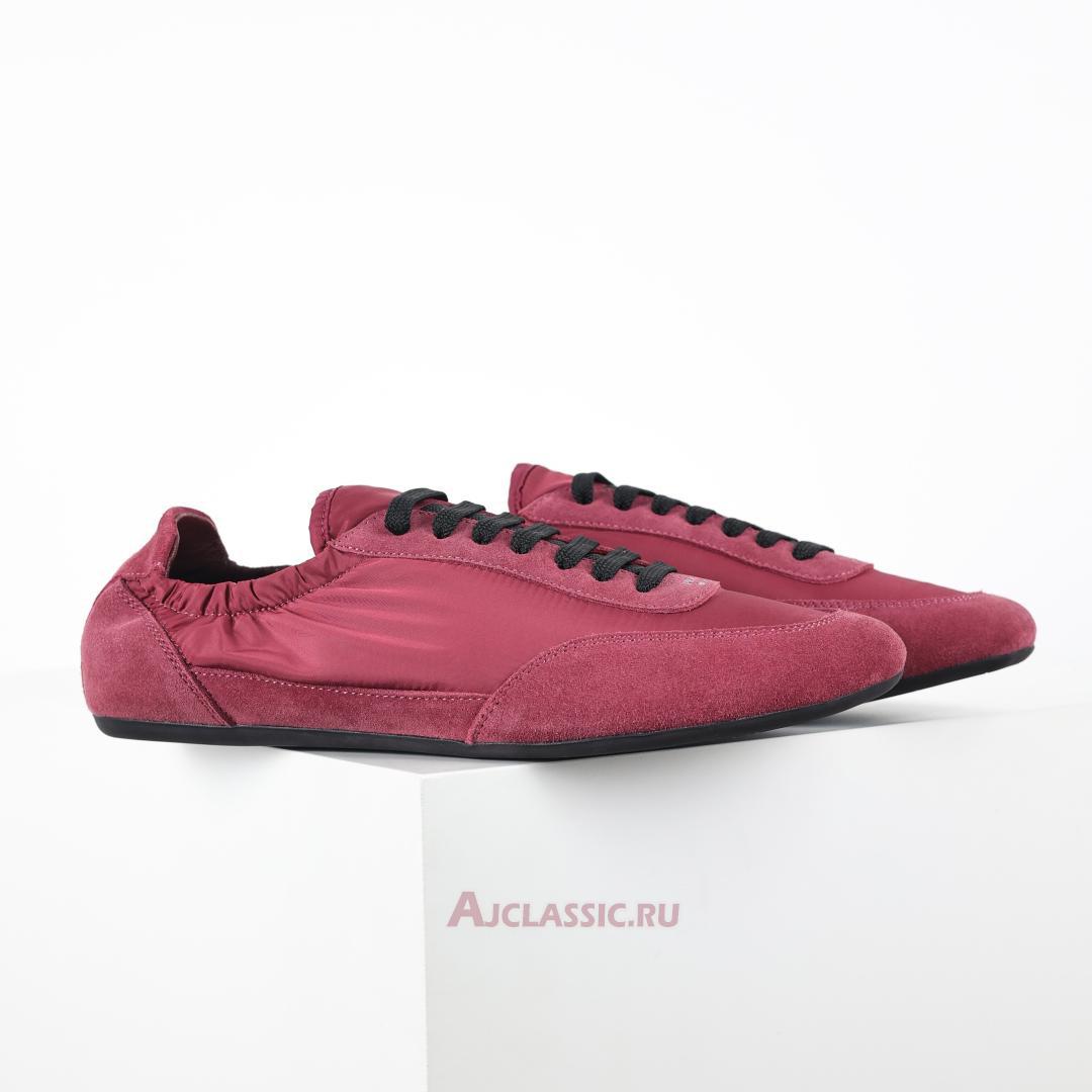 New Prada Collapse Re-Nylon and Suede Sneakers "Burgundy" 1E959N_D7C_F0007_F_005-2 Shoes