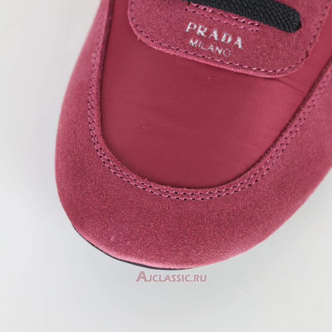 New Prada Collapse Re-Nylon and Suede Sneakers "Burgundy" 1E959N_D7C_F0007_F_005-2 Shoes