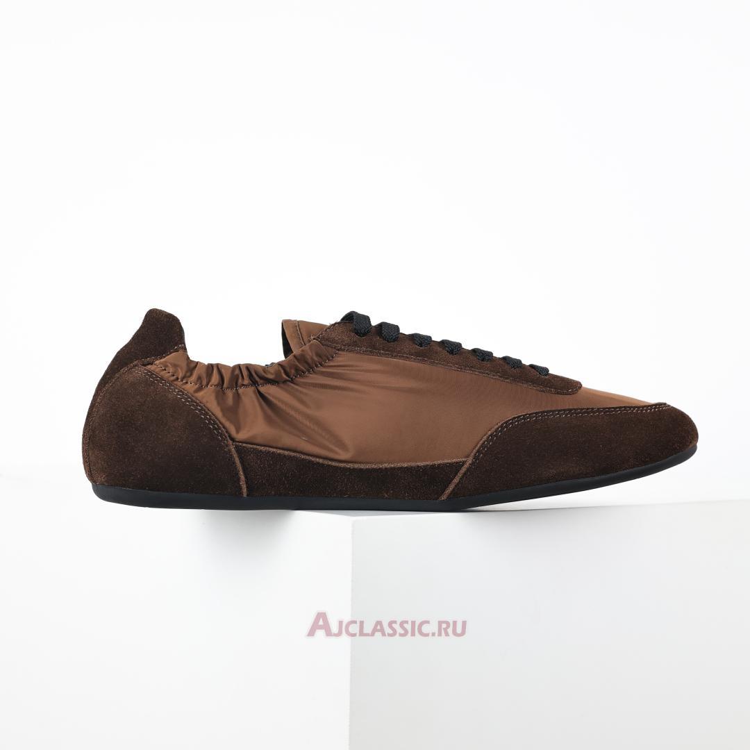 New Prada Collapse Re-Nylon and Suede Sneakers "Brown" 1E959N_D7C_F0BW5_F_005 Shoes