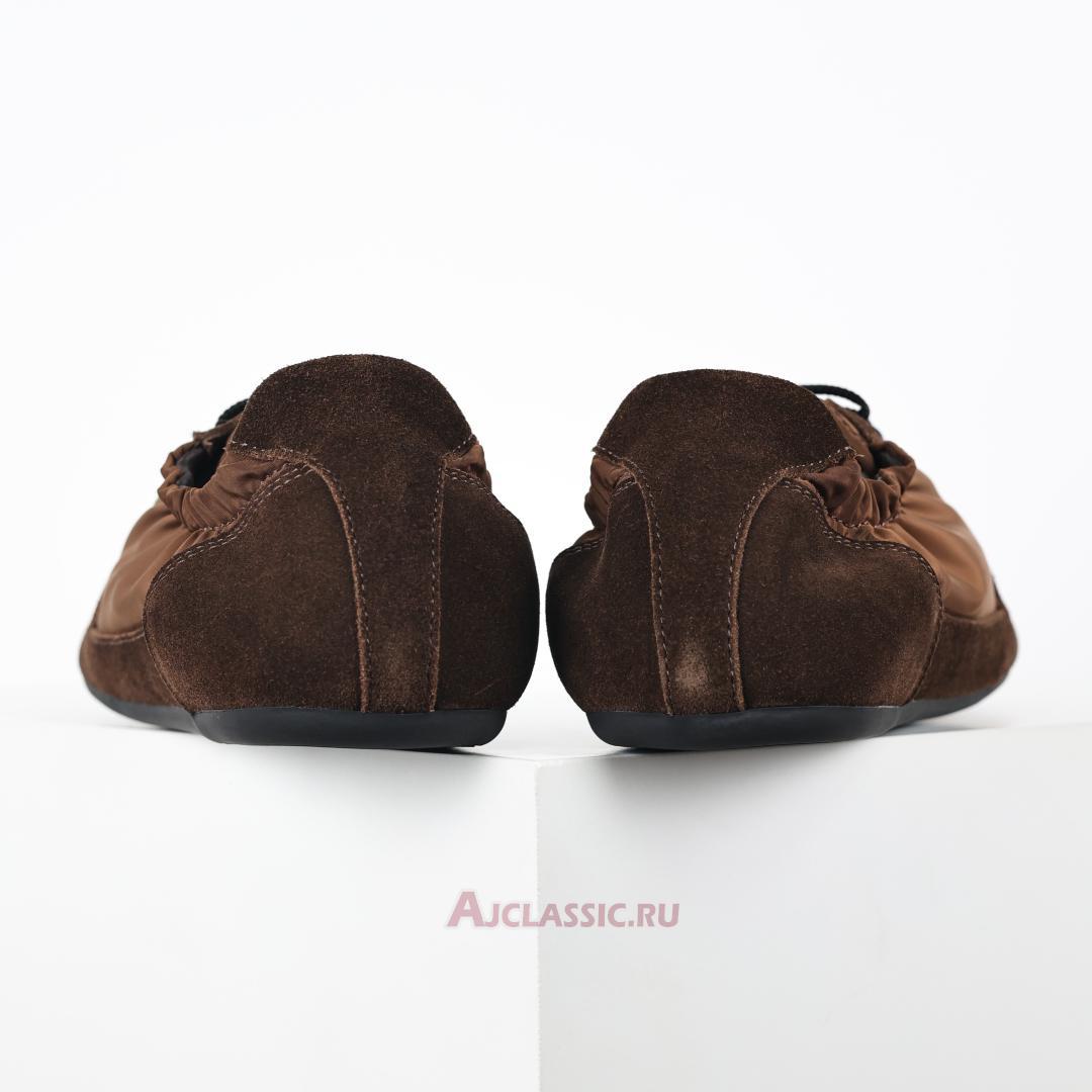 New Prada Collapse Re-Nylon and Suede Sneakers "Brown" 1E959N_D7C_F0BW5_F_005 Shoes