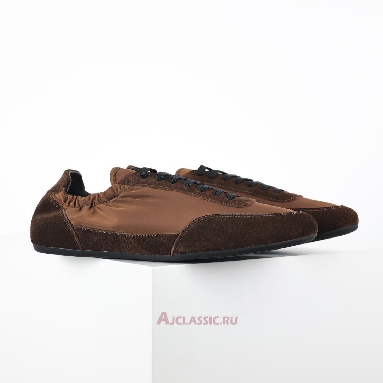 Buy Prada Collapse Re-Nylon and Suede Sneakers Brown Brown 1E959N_D7C_F0BW5_F_005 Quality Reps Replicas Shoes