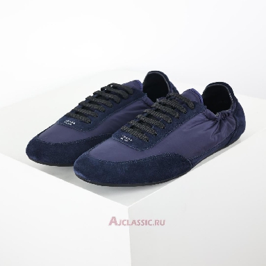 Buy Prada Collapse Re-Nylon and Suede Sneakers Navy Blue 1E959N_D7C_F0008_F_005 Quality Reps Replicas Shoes