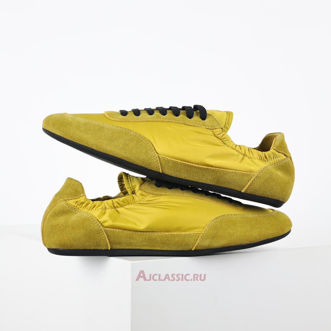 New Prada Collapse Re-Nylon and Suede Sneakers "Yellow" 2EG479_D7C_F0388_F_G001 Shoes