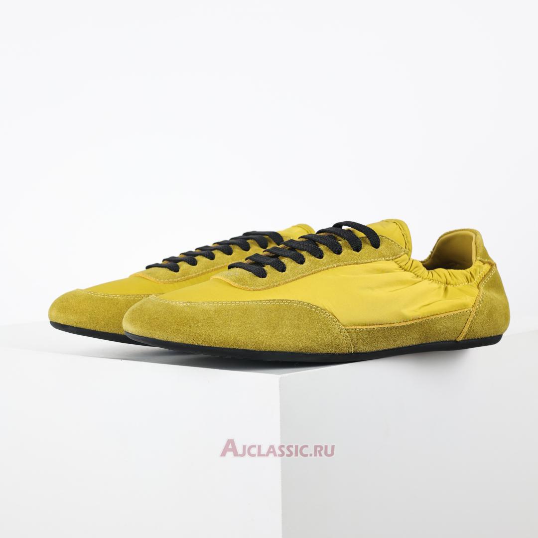 New Prada Collapse Re-Nylon and Suede Sneakers "Yellow" 2EG479_D7C_F0388_F_G001 Shoes