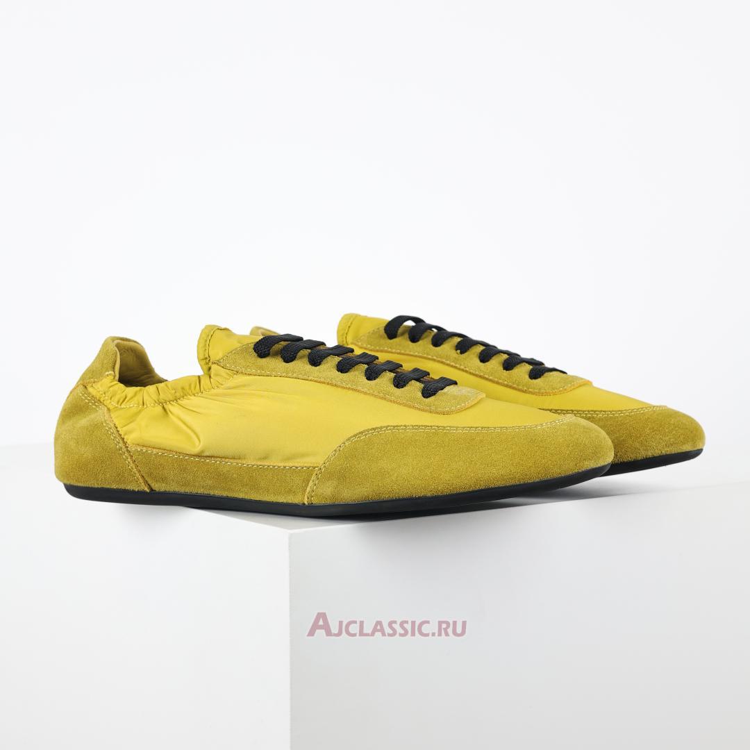 New Prada Collapse Re-Nylon and Suede Sneakers "Yellow" 2EG479_D7C_F0388_F_G001 Shoes