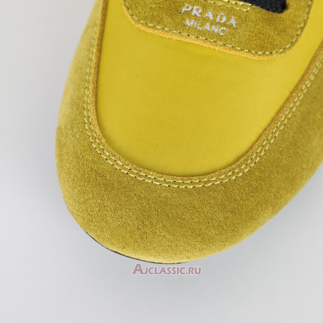 New Prada Collapse Re-Nylon and Suede Sneakers "Yellow" 2EG479_D7C_F0388_F_G001 Shoes