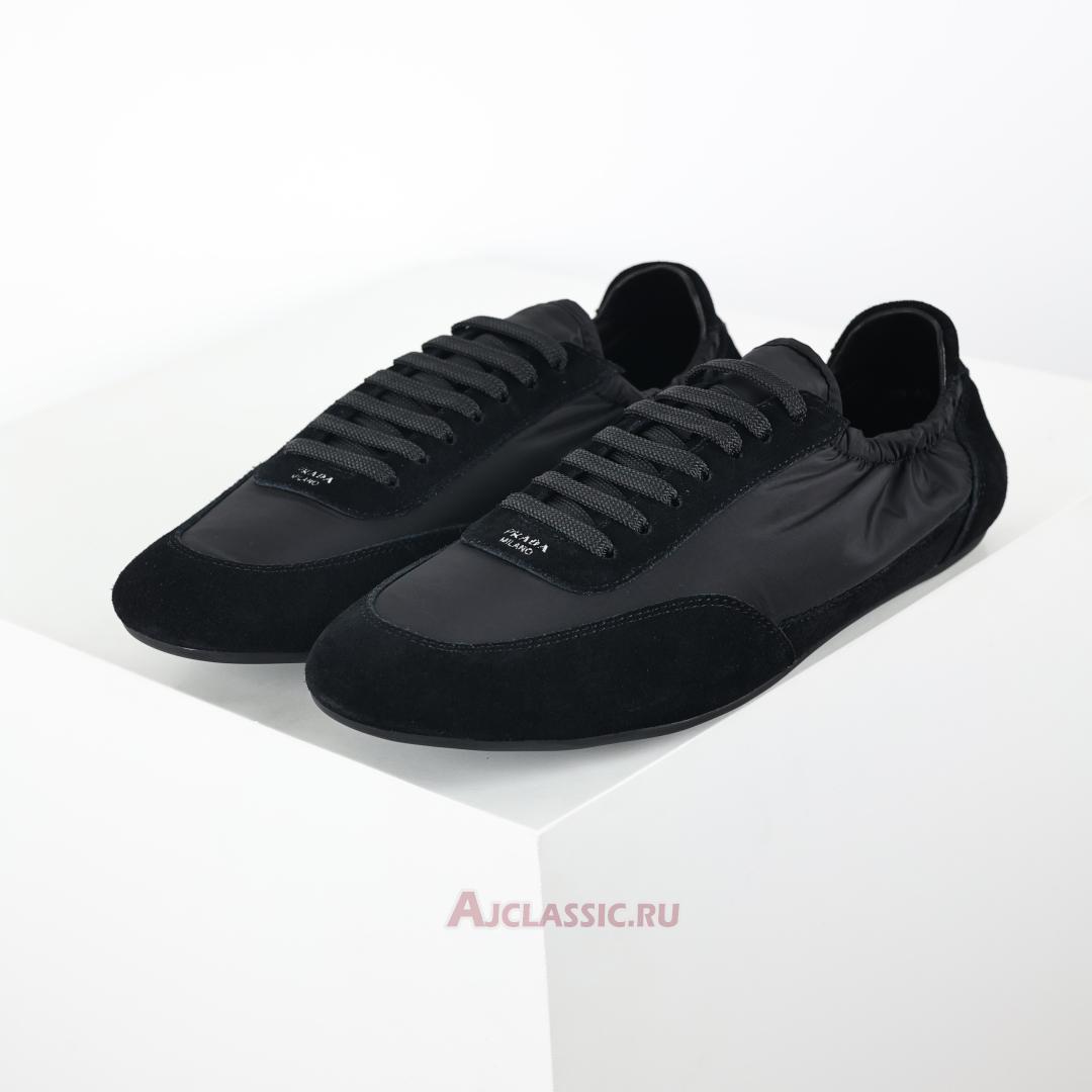 New Prada Collapse Re-Nylon and Suede Sneakers "Black" 1E959N_D7C_F0002_F_005 Shoes