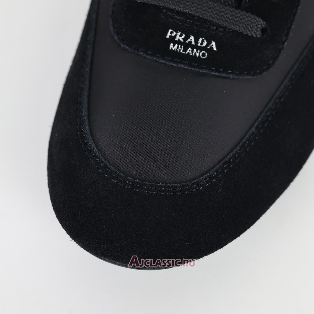 New Prada Collapse Re-Nylon and Suede Sneakers "Black" 1E959N_D7C_F0002_F_005 Shoes