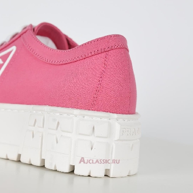 Buy Prada Gabardine Wheel Platform Sneakers Pink Pink 1E260M_3LFX_F0E18-2 Quality Reps Replicas Shoes