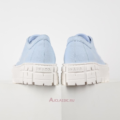 Buy Prada Gabardine Wheel Platform Sneakers Light Blue Blue 1E260M_3LFX_F0076 Quality Reps Replicas Shoes