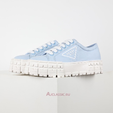 Buy Prada Gabardine Wheel Platform Sneakers Light Blue Blue 1E260M_3LFX_F0076 Quality Reps Replicas Shoes
