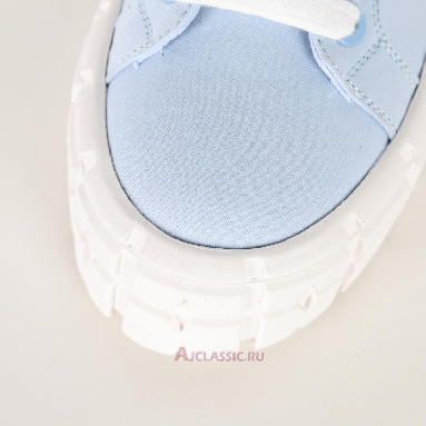 Buy Prada Gabardine Wheel Platform Sneakers Light Blue Blue 1E260M_3LFX_F0076 Quality Reps Replicas Shoes