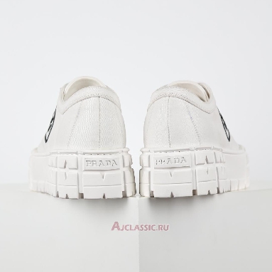 Buy Prada Gabardine Wheel Platform Sneakers White White 1E260M_3LFX_F0009 Quality Reps Replicas Shoes