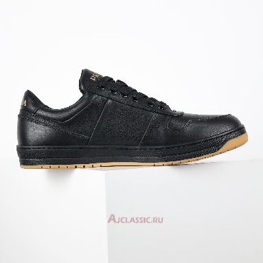 Buy Prada Downtown Leather Sneakers Black Gold Black 2EE364_038_F0633 Quality Reps Replicas Shoes