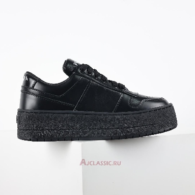 Buy Prada Downtown Bold Leather Sneakers Black Black 1E792M_3LPF_F0002_F_050 Quality Reps Replicas Shoes